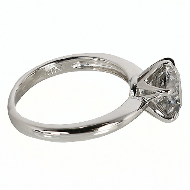楽天市場】3.0ct プラチナ ダイヤモンド 6爪 リング (Hカラー・I1 