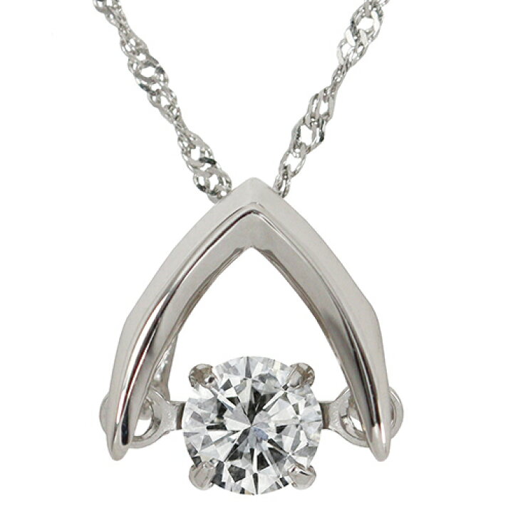 楽天市場】0.15ct ダイヤ ダンシング ペンダントプラチナ ネックレス 