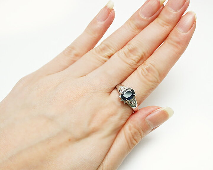 楽天市場】K18WG 1.5ct サファイア リング 鑑別書 : KASHIMA 