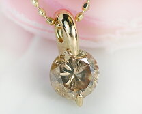 楽天市場】ダイヤモンド ネックレス 0.5ct（カラーブラウン）の通販