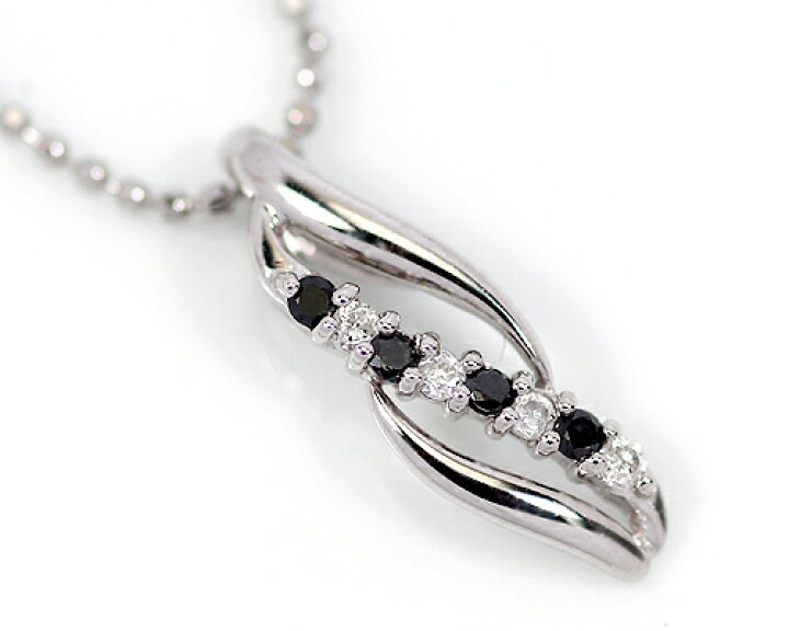 楽天市場】0.08ct ブラック ダイヤモンド K10ホワイトゴールド 