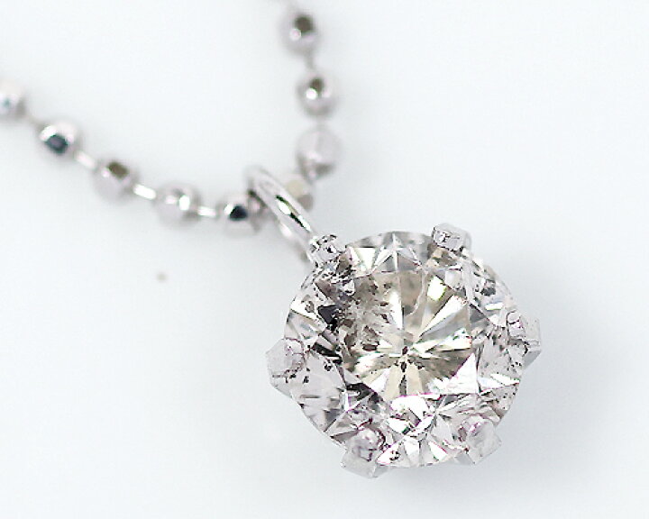 楽天市場】Pt900台 0.4ct ダイヤモンドペンダント （シルバーカット 