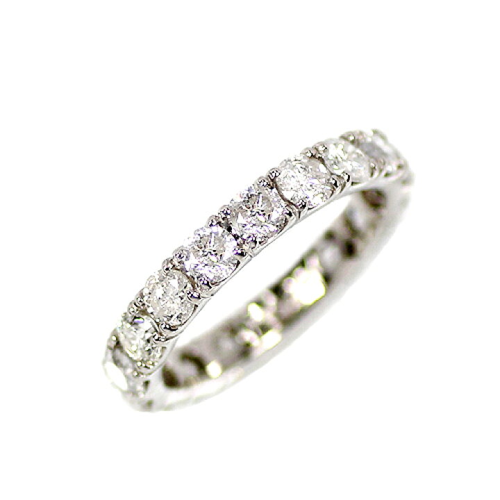 楽天市場】2.0ct ダイヤモンド エタニティ リング プラチナ 鑑別書  