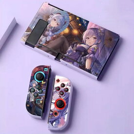 【送料無料】Nintendo Switch OLEDケースセット Genshin 晴れを彫る. しょうり くるみ 透明なマットシリコンソフトケース 透明なPCケース ソフトケースSwitchケース Switchカバー かわいい Switch本体つきません