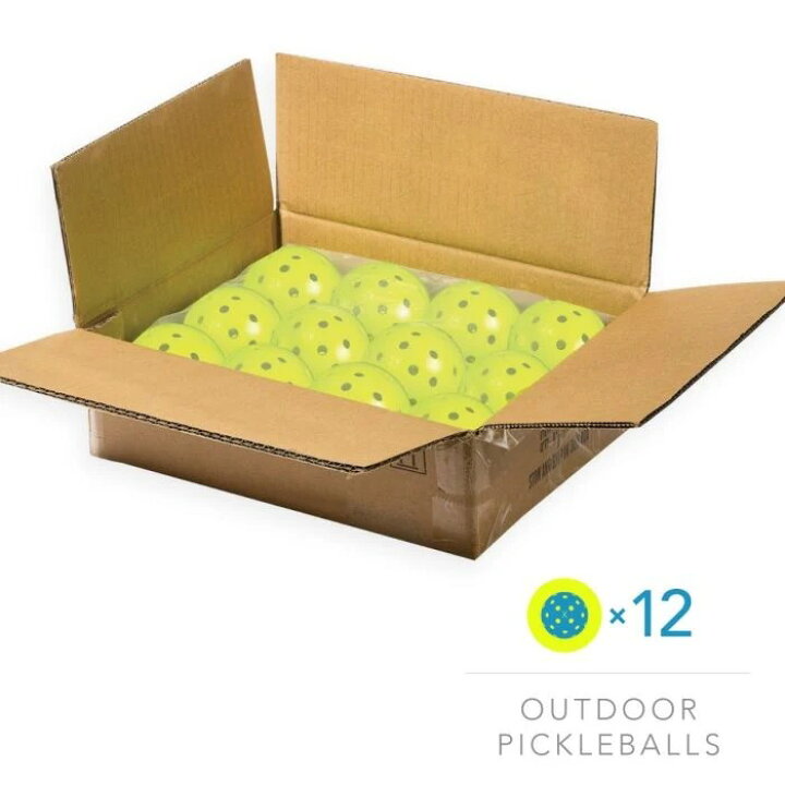 楽天市場】Franklin(フランクリン) X-40 OUTDOOR PICKLEBALLS (12PACKS 