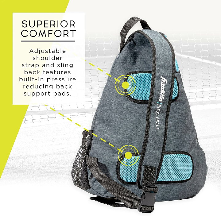 楽天市場】Franklin(フランクリン) Pickleball Sling BagGray Blue  