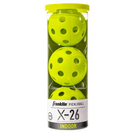 Franklin(フランクリン) X-26 INDOOR Pickleball Lime Green 3 Pack Tube