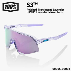 100%(ワンハンドレッド) サングラス S3™ / Polished Translucent Lavender - HiPER® Lavender Mirror Lens