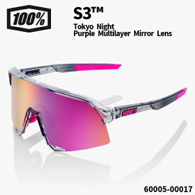 100%(ワンハンドレッド) サングラス S3™ / Tokyo Night - Purple Multilayer Mirror Lens