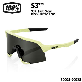 100%(ワンハンドレッド) サングラス S3™ / Soft Tact Glow - Black Mirror Lens