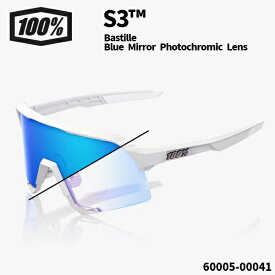 100%(ワンハンドレッド) サングラス S3™ / Bastille - Blue Mirror Photochromic Lens(調光レンズ)