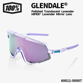 100%(ワンハンドレッド) サングラス GLENDALE® / Polished Translucent Lavender - HiPER® Lavender Mirror Lens