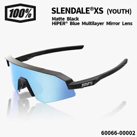 100%(ワンハンドレッド) サングラス SLENDALE® XS（YOUTH） / Matte Black - HiPER® Blue Multilayer Mirror Lens