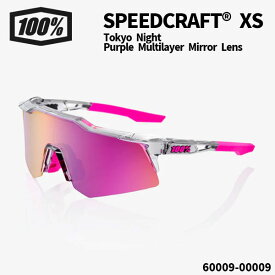 100%(ワンハンドレッド) サングラス SPEEDCRAFT® XS / Tokyo Night - Purple Multilayer Mirror Lens