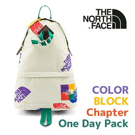 The North Face COLOR BLOCK Chapter One Day Pack ノースフェース ワンデイパック ヴィンテージホワイト NF0A5EIV【日本未発売/US輸入品】ロゴ 旅行