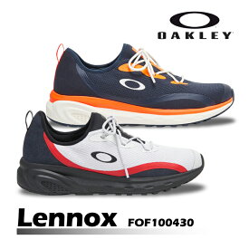 オークリー スニーカー OAKLEY Lennox FOF100430 213 Grey/Black 9VL Fathom/Neon Orange 日本正規品 グレイ ブラック ネオンオレンジ レノックス