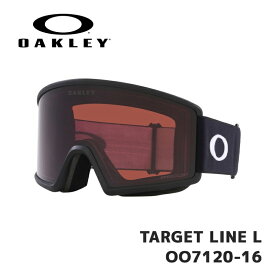 【6/4 20時～ 店内最大99％OFF！ポイント10倍！】【在庫有り！即納】オークリー ゴーグル OAKLEY TARGET LINE L OO7120-16 Matte Black / Prizm Dark Grey ユニバーサルフィット ターゲットライン 23-24年モデル