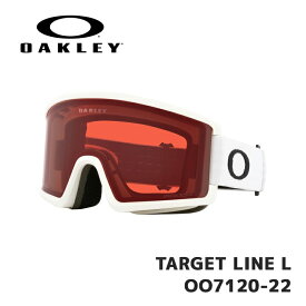 【6/4 20時～ 店内最大99％OFF！ポイント10倍！】【在庫有り！即納】オークリー ゴーグル OAKLEY TARGET LINE L OO7120-22 Matte White / Prizm Rose ユニバーサルフィット ターゲットライン 23-24年モデル