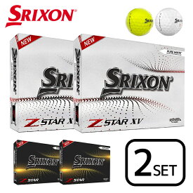 【2ダースセット】スリクソン SRIXON Z-Star Ball Z-Star XV Ball Z スター Z スターXV ボール 2箱セット（12個入りx2）USA直輸入品