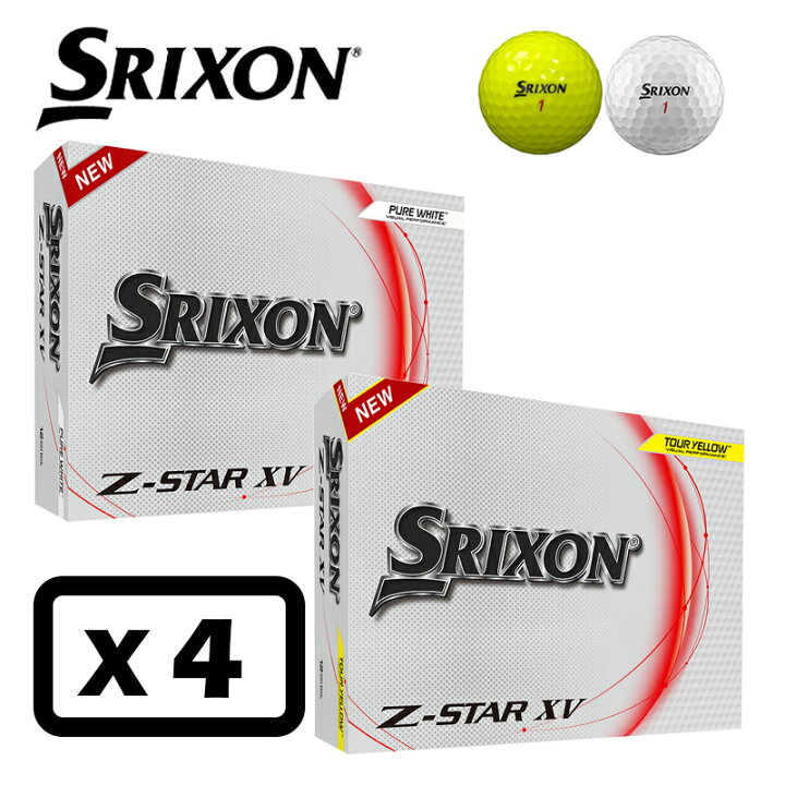 楽天市場】【4ダースセット】スリクソン SRIXON 2023 Z-Star XV Ball Z 