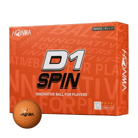 【在庫あり・即納】HONMA ホンマ D1 SPIN Ball D1 スピンボール 2ダースセット（12個入りx2）日本正規品【BT2301】 ゴルフボール