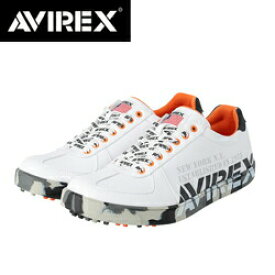 【6/4 20時～ 店内最大99％OFF！ポイント10倍！】【在庫あり・即納！】AVIREX GOLF SHOESアヴィレックス ゴルフシューズメンズ スパイクレス ゴルフシューズ 3E スニーカータイプ日本正規品