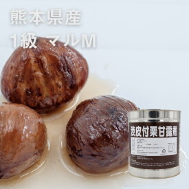 【楽天1位】 (PB)丸菱 熊本県産 栗甘露煮渋皮付 1級 マルM 1号缶 3500g(常温) 国産 くり クリ 栗 渋皮煮 トッピング 練り込み 製菓用 製パン用 手作り 材料 大容量 業務用