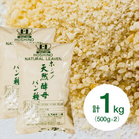 【お買い物マラソン！ポイント最大10倍】【お得な2個セット】 ホシノ 天然酵母パン種 500g×2個(冷蔵) 業務用