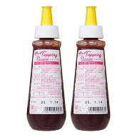 【楽天1位】 森永乳業 トッピングソース ストロベリー 500g×2個セット