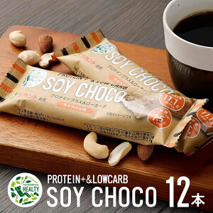 PROTEIN+LOW CARB SOY CHOCO 12{Zbg L (ċG①)   `Ro[ veCo[ veC [J[{ \Cpt N` `R[g weB Ɩp
