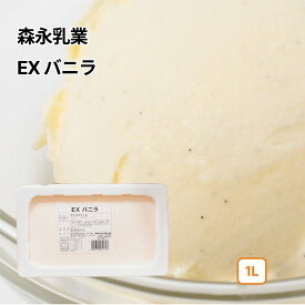 森永乳業 業務用アイスクリーム EX エクセレント バニラアイス 2L(冷凍) 業務用