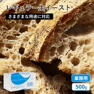 オリエンタル酵母 レギュラー生イースト 500g(冷蔵) 業務用 イースト菌 パン 製菓用 製パン用 手作り 材料