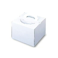 【楽天1位】 中澤 手提デコ箱 白 H140 5寸 50枚 トレー無し(常温) 業務用