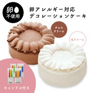 卵アレルギー対応 デコレーションケーキ 生クリーム チョコレート ｜ アレルギー アレルギー対応 ケーキ …
