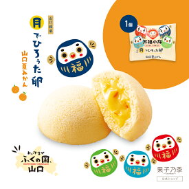 【リニューアル】果子乃季 月でひろぅた卵 山口夏みかん 単品 4個入 6個入 8個入 お土産 和菓子 山口 月でひろった卵 月卵 つきたま お取り寄せ グルメ 食品 ふくだるま 夏みかん みかん