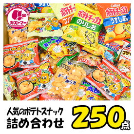 ポテトスナック 詰め合わせ 駄菓子 ポテトチップス ポテトスナック ポテトチップ フライドポテト 送料無料 業務用 250点 セット クリスマス お菓子 菓子 おかし ボックス 大容量 まとめ買い 詰合 アソート スナック ギフト プレゼント お祝い 個包装 景品 子供 子ども 大人