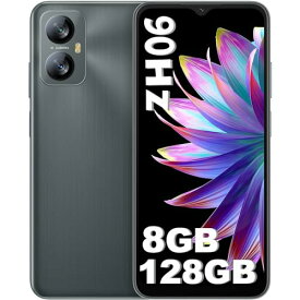 [2024 NEW Android 13 スマホ] Blackview A52pro SIMフリー スマートフォン 本体 アップグレード 4G 日本版 8GB RAM+128GB 1TB拡張可能 6.52インチ 大画面 90Hzのリフレッシュレート 13MP+5MPカメラ 5180mAh大容量バッ