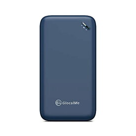 GlocalMe UPP U20 4G モバイル Wi-Fi ルーター、140ヶ国以上で使用可能、SIM不要、ローミング料金不要、無料グローバルデータ1GB付き、MIFI、世界で使えるホットスポット（ブルー）