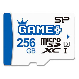 【5月限定!全商品ポイント2倍セール】シリコンパワー 256GB SDXC Micro SD カード ゲーミングメモリーカード アダプター付き Nintendo-Switch対応 SP256GBSTXDV3V1NAC