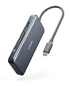 Anker(アンカー) USB-Cハブ PowerExpand+ 7-in-1 USB-Cハブアダプター 4K HDMI 100W電源供給 USB-C&USB-A 5Gbpsデータポート2口 microSD&SDカードリーダー MacBook Air MacBook Pro XPSなどに対応