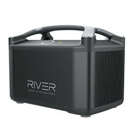 EcoFlow ポータブル電源 RIVER Pro専用容量拡張バッテリー 720Wh 付け替え簡単 RIVER Proポータブル電源(720Wh)と接続させて容量を倍増(1440Wh)に 容量拡張バッテリー 車中泊 キャンプ 停電対策 防災グ