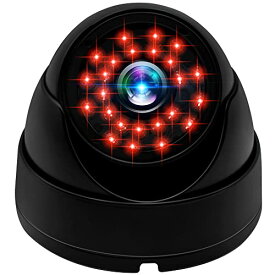 ELP USBドームカメラ 1MP 24個のLEDデイナイトビジョン付き 内蔵マイク ホームセキュリティ 監視 ウェブカメラ CCTV 防水 USBカメラ ベビーモニター ペットカメラ 駐車場監視に最適(ELP-USB100W05MT-DL3