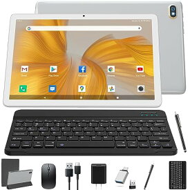 2024Android タブレット 10インチwi-fiモデル 128GB ROM+1TB TF拡張大容量タブレット8コアCPU アンドロイド タブレット2.4G/5GWiFi PCモード 2 in 1たぶれっと 7000mAh大容量バッテリ8MP/13MPカメラGMS認証＋無線