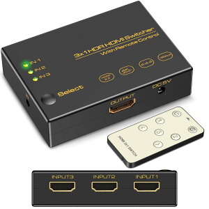 HDMI2.0ؑ֊31o4K60Hz3D HDCP2.2HDRΉ Rt Xbox FireTV StickΉZN^[