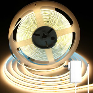 led e[vCg COB 10m e[vƖ x 320LEDs/m dd24v \ Jbg\ ʃe[vݒu 8mm cob e[vCg dF