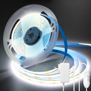 led e[vCg COB 5m e[vƖ x dd12v 320LEDs/m \ Jbg\ ʃe[vݒu 8mm cob e[vCg zCg