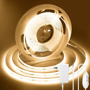 lede[vCg COB x Px 320LEDs/m 10iK dd12v 5m Jbg\ ʃe[vݒu e[vCg cob dF