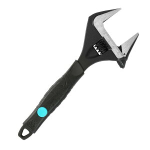 モンキーレンチ ワイドモンキーレンチ アジャスタブルレンチ 多機能スパナ 200mm 最大開口41mm 調整可能 目盛付 ゴムマット付 水道管 配管 自動車 自転車 オートバイ修理 機械修理 メンテナン