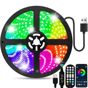 LEDe[vCg RGB F 5m USB LEDvoh RGB LEDerobNCg LEDvoh 4[h LEDvohƉyLEDvoh RLED`F[t ƒAerAPC