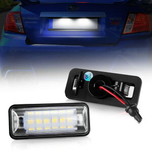 �X�o��/LED ���C�Z���X�����v �i���o�[�� Subaru BRZ ZC6 �C���v���b�T GJ/GP XV �t�H���X�^�[ SJ ���K�V�BB4 BM �����H�[�O VM4/VMG TOYOT FT86 GT86 �i���o�[�v���[�g���C�g 6500K ���j�b�g �����z���C�g����
